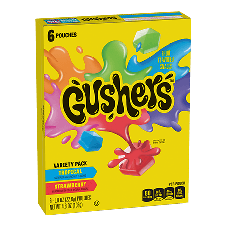 Variety Pack Chewy Fruit Candy Gushers